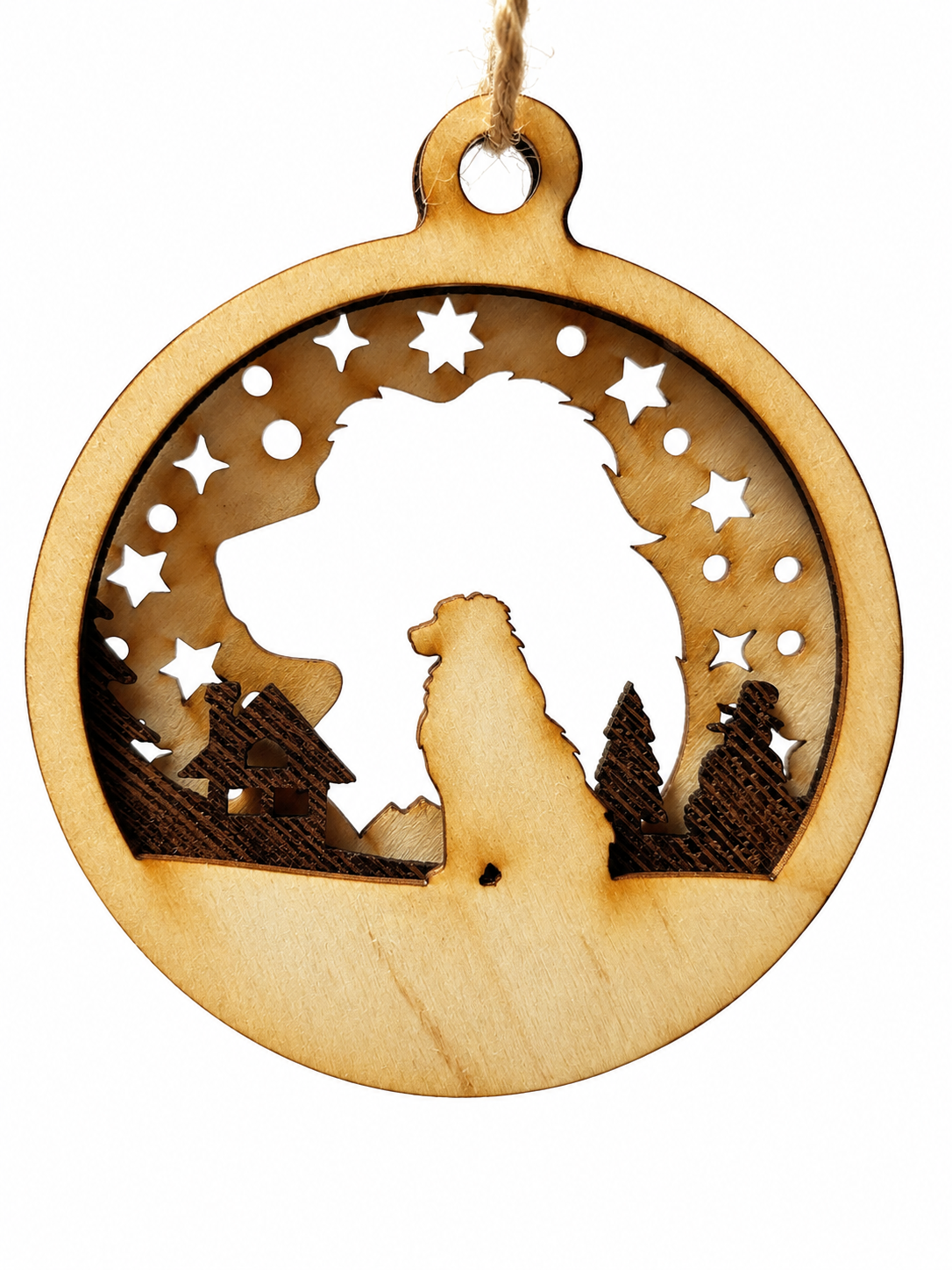 Personalisierte Hunde-Weihnachtskugel