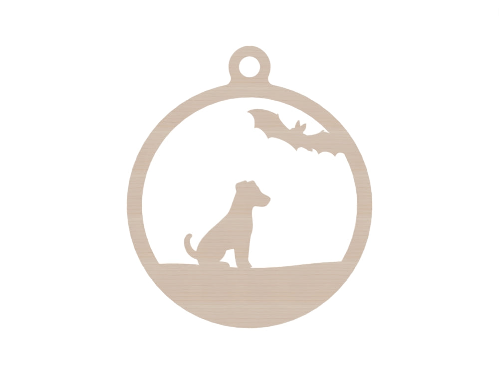 Personalisierte Gothmas Hunde-Weihnachtskugel Spinnen