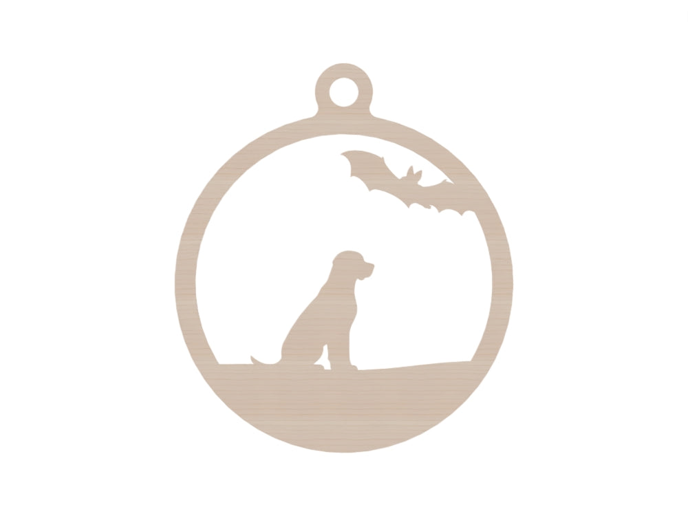 Personalisierte Gothmas Hunde-Weihnachtskugel Spinnen
