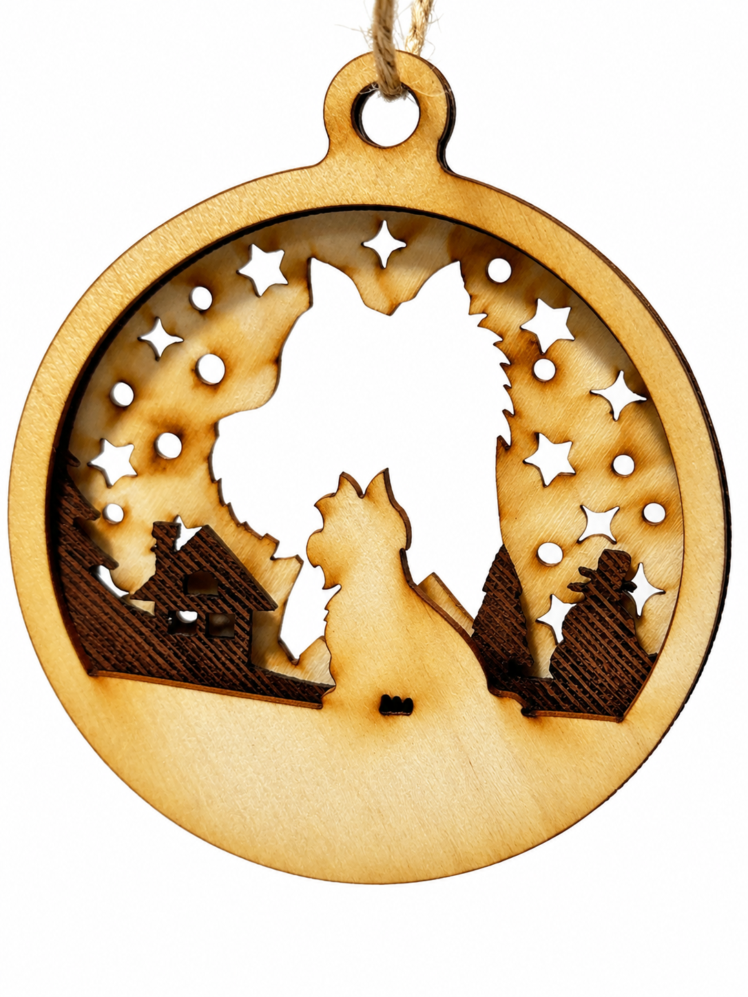 Personalisierte Hunde-Weihnachtskugel