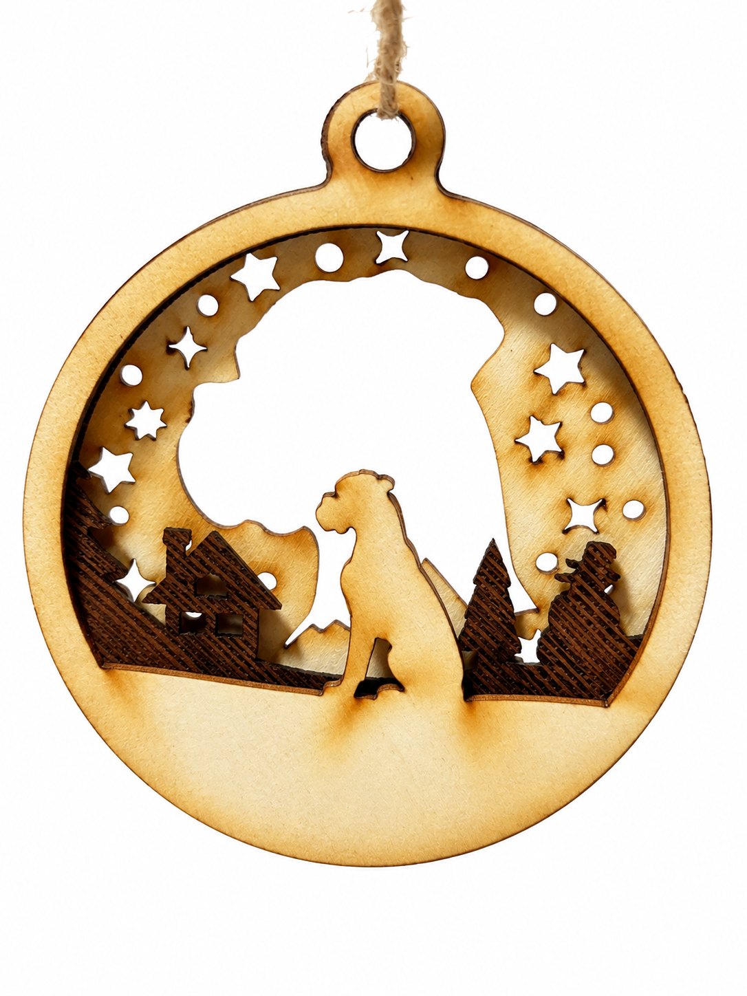 Personalisierte Hunde-Weihnachtskugel