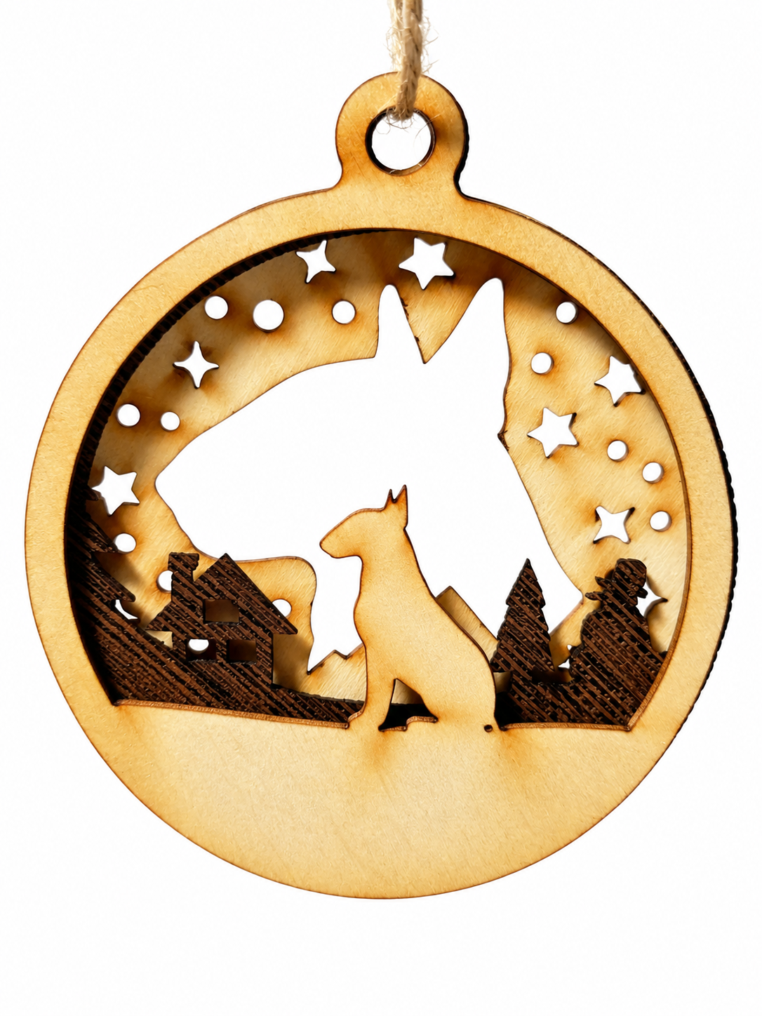Personalisierte Hunde-Weihnachtskugel