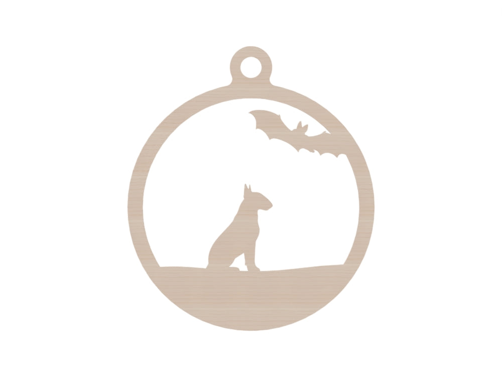Personalisierte Gothmas Hunde-Weihnachtskugel Spinnen