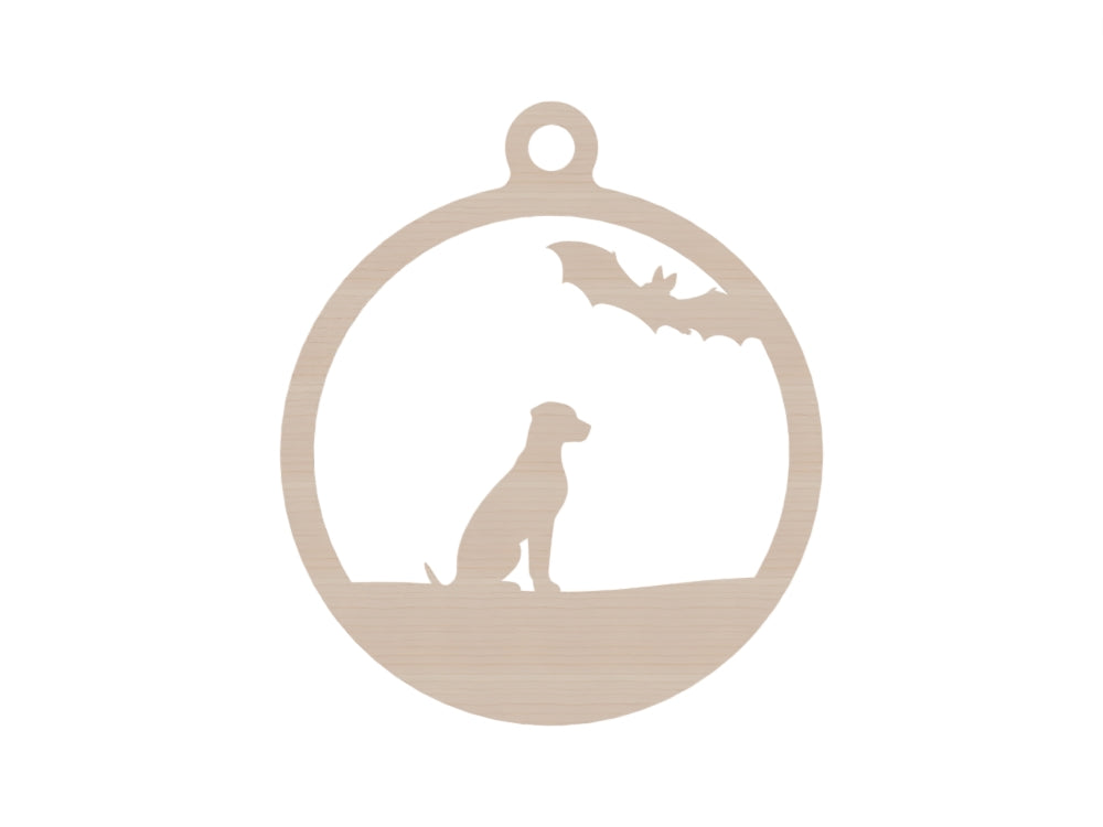 Personalisierte Gothmas Hunde-Weihnachtskugel Spinnen