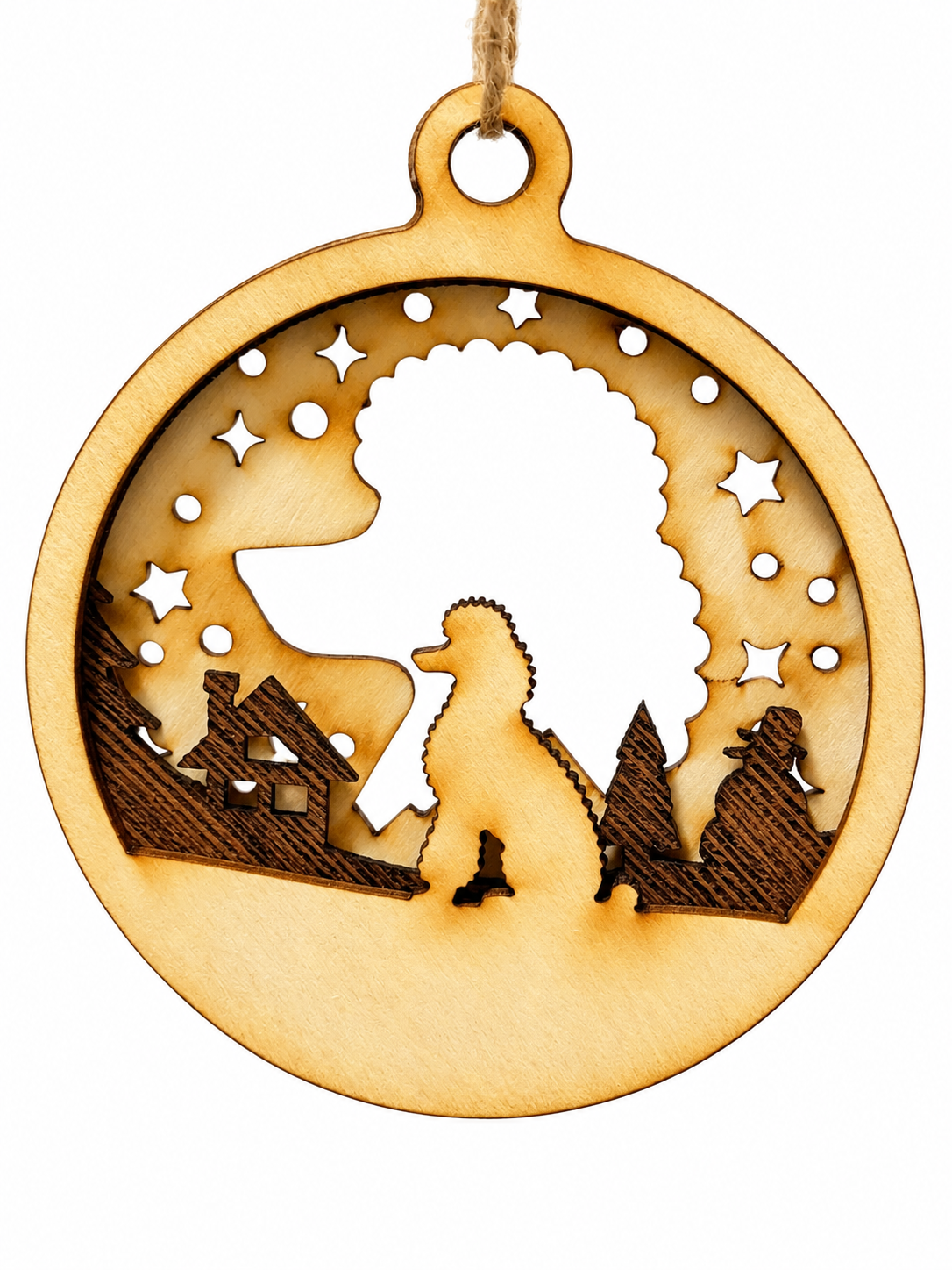 Personalisierte Hunde-Weihnachtskugel