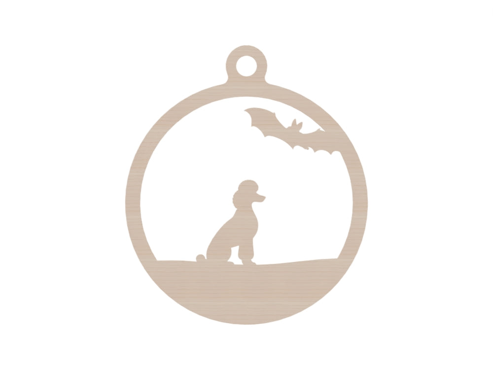 Personalisierte Gothmas Hunde-Weihnachtskugel Spinnen