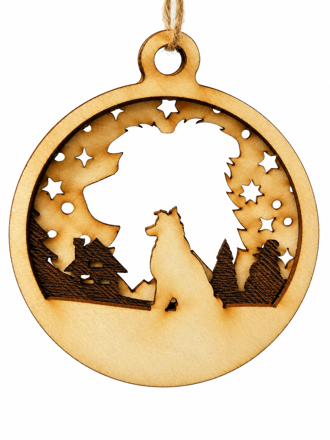 Personalisierte Hunde-Weihnachtskugel