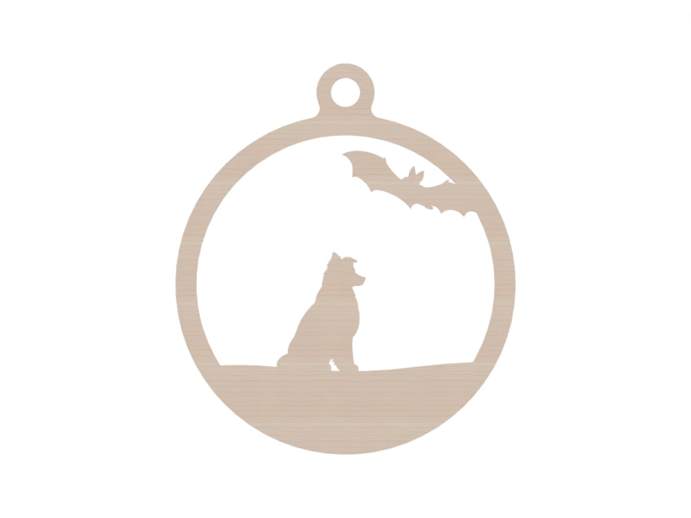 Personalisierte Gothmas Hunde-Weihnachtskugel Spinnen