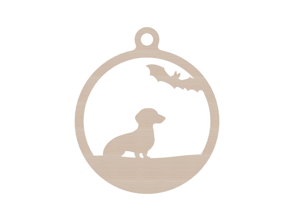 Personalisierte Gothmas Hunde-Weihnachtskugel Spinnen