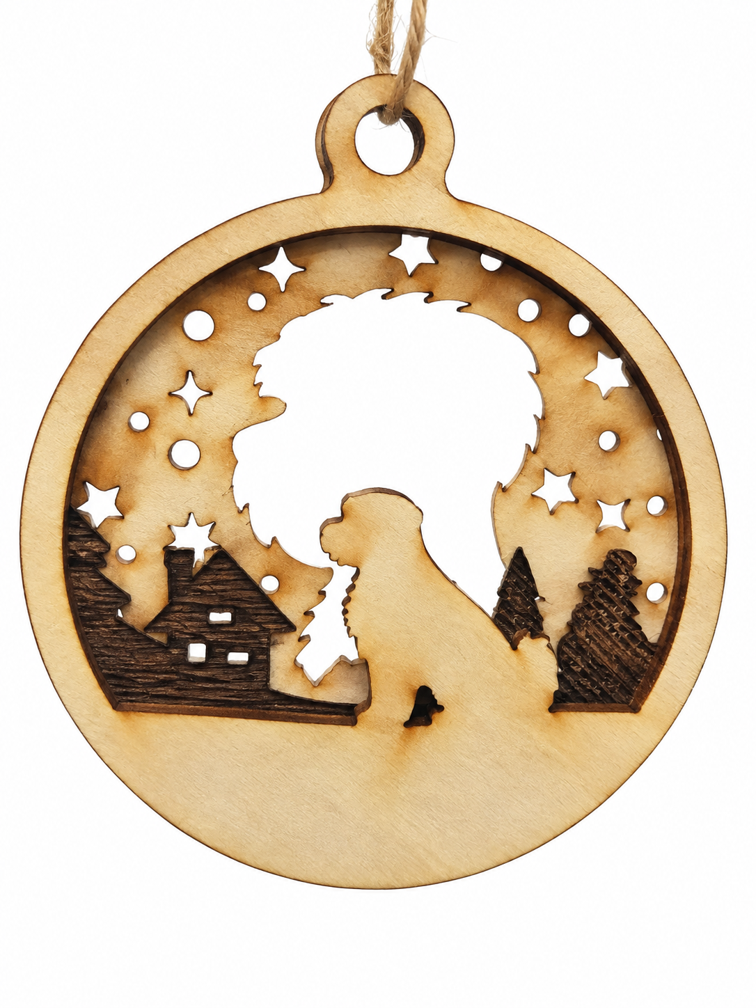 Personalisierte Hunde-Weihnachtskugel