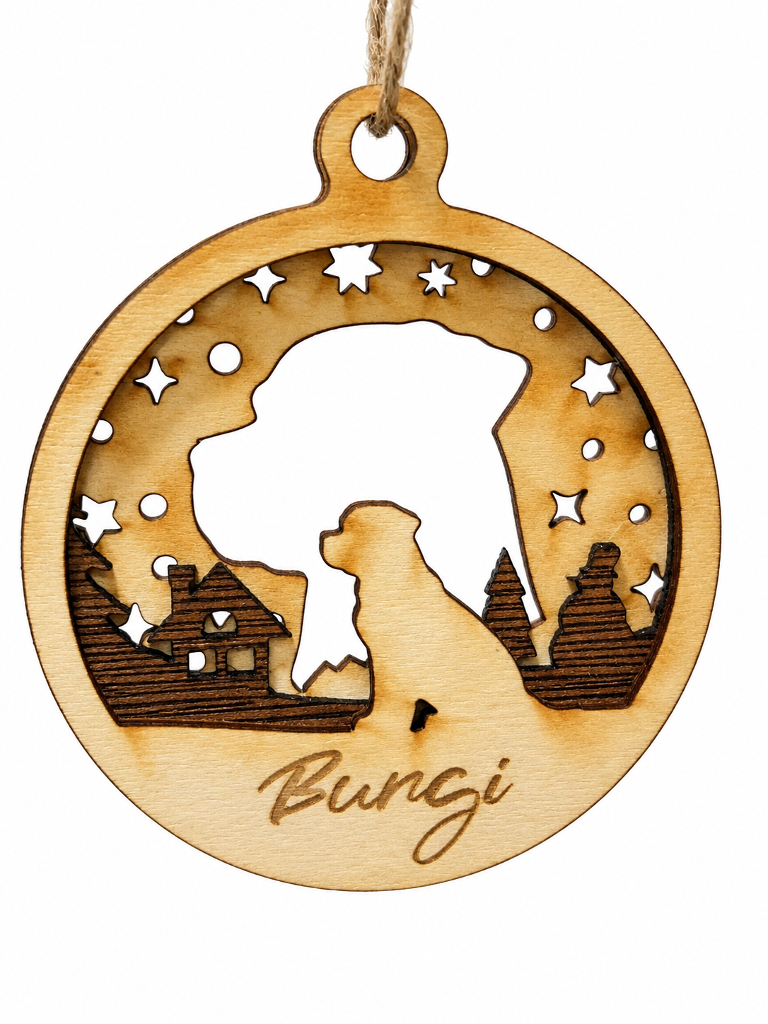 Personalisierte Hunde-Weihnachtskugel
