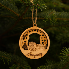 Weihnachtskugel Langeoog