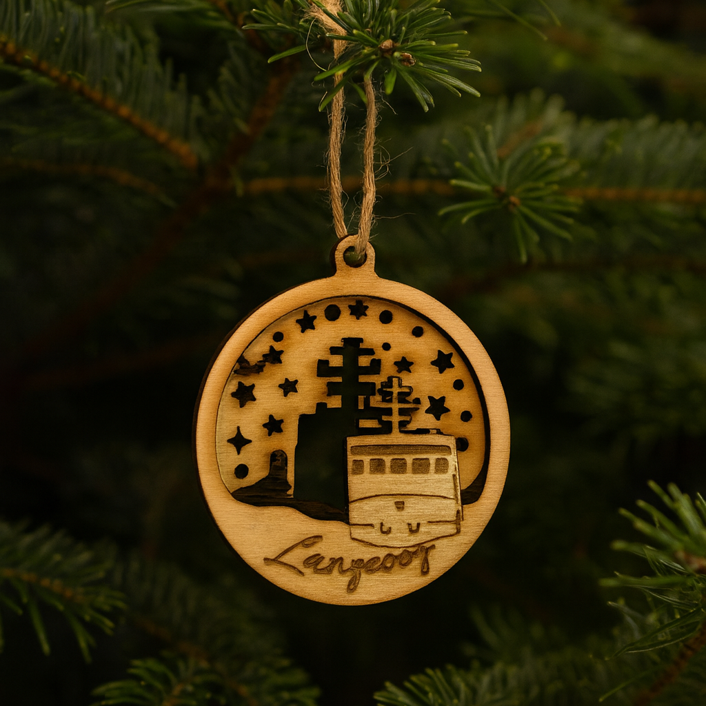 Weihnachtskugel Langeoog