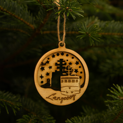 Weihnachtskugel Langeoog