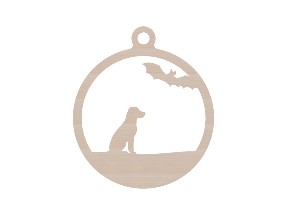 Personalisierte Gothmas Hunde-Weihnachtskugel Spinnen
