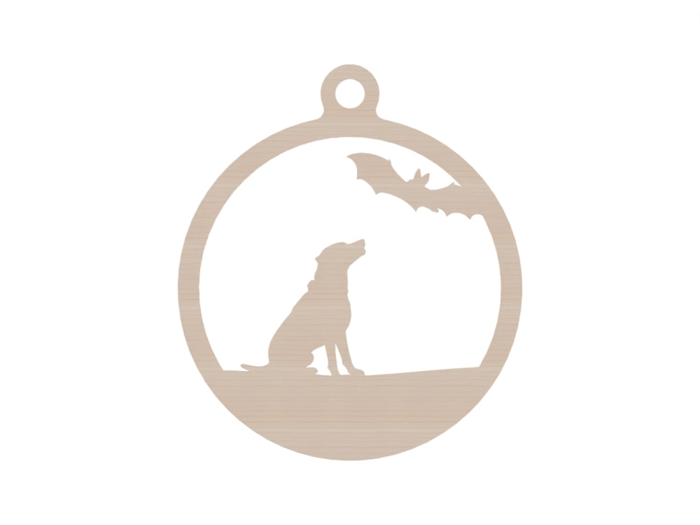 Personalisierte Gothmas Hunde-Weihnachtskugel Spinnen