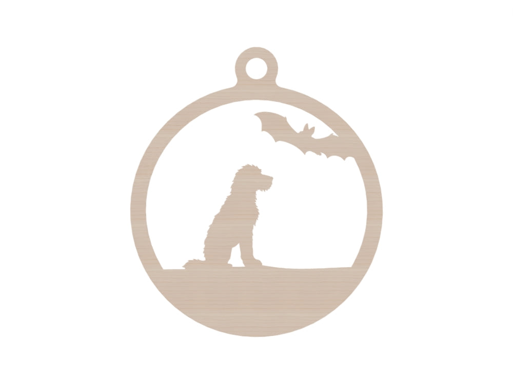Personalisierte Gothmas Hunde-Weihnachtskugel Spinnen