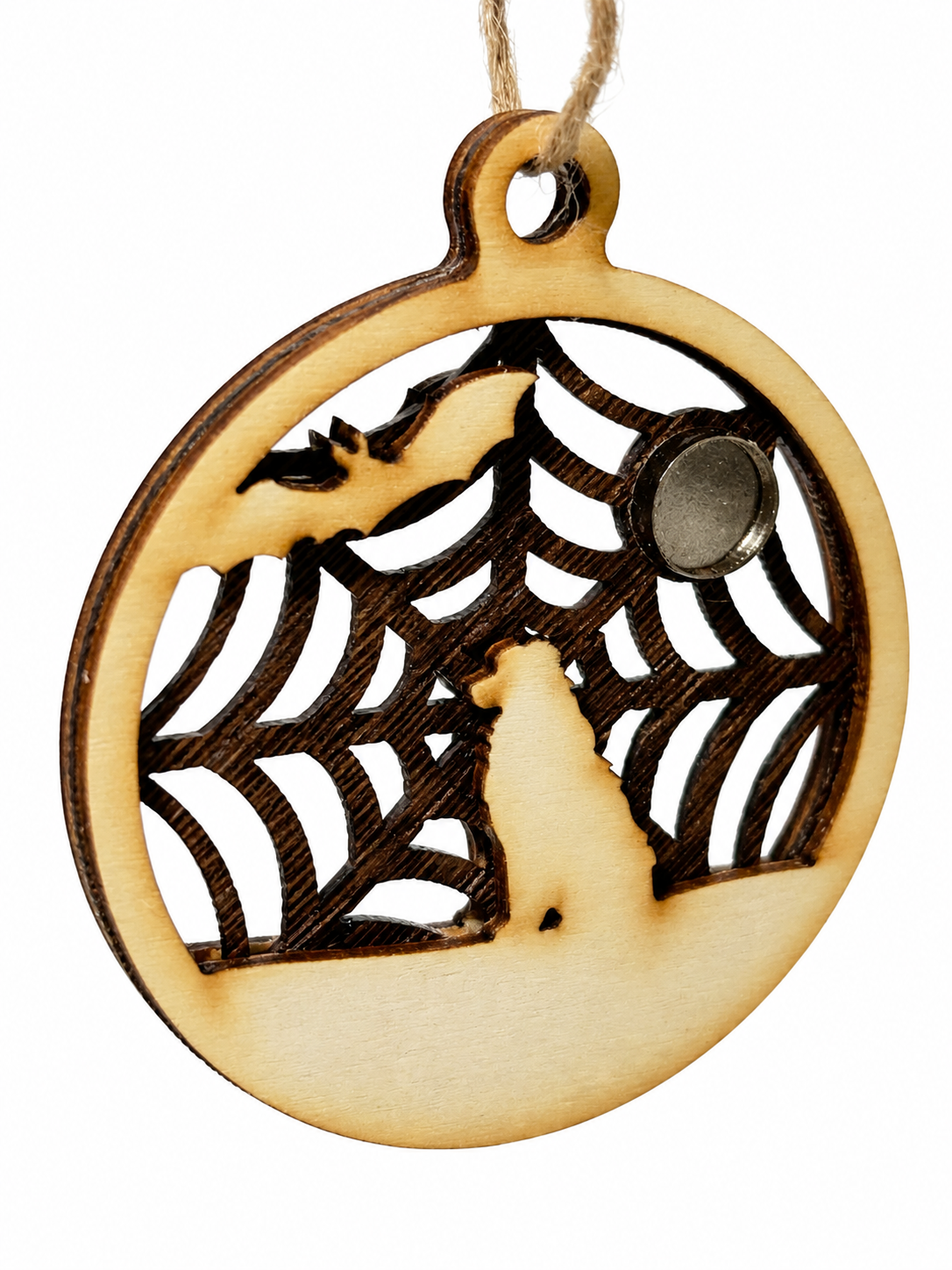 Personalisierte Gothmas Hunde-Weihnachtskugel Spinnen